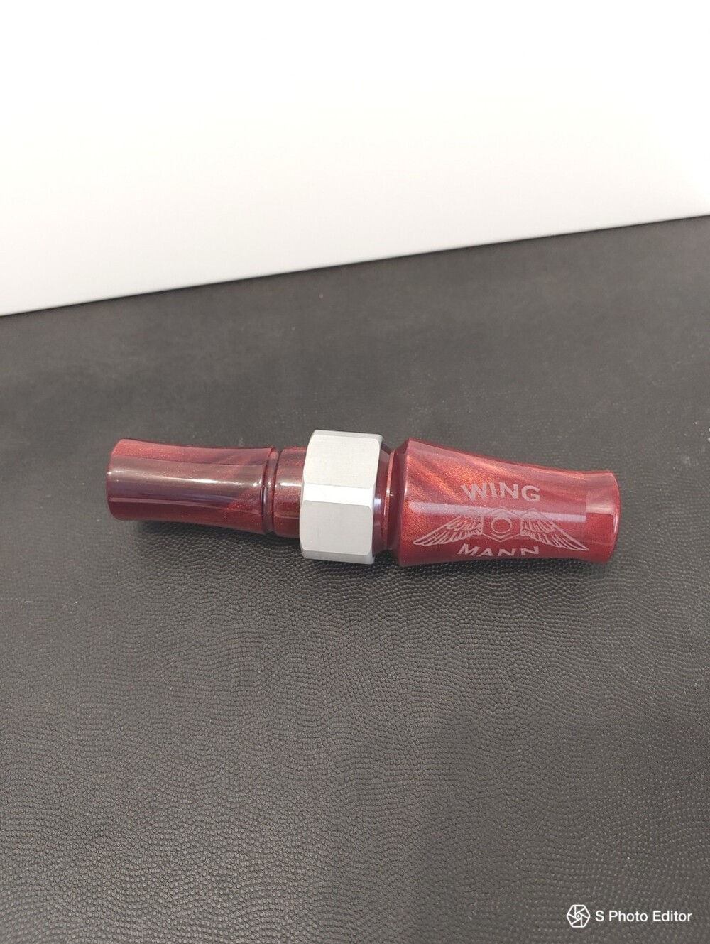 Wing Mann Outdoor hunting sign Sean Mann Goose Call black cherry Pearl acrylic